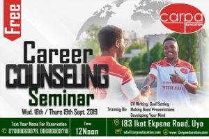 Free Career Counseling Seminar for Students and Graduates
